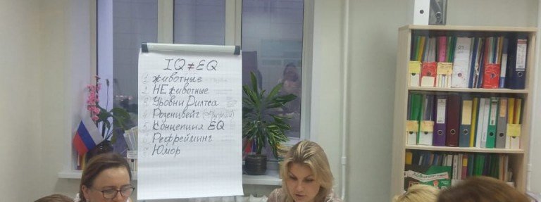 14 мая  Ассоциация рекрутинговых компаний организовала игру EQ «Эмоциональный интеллект»  с ведущей  Тимофеевой Александрой